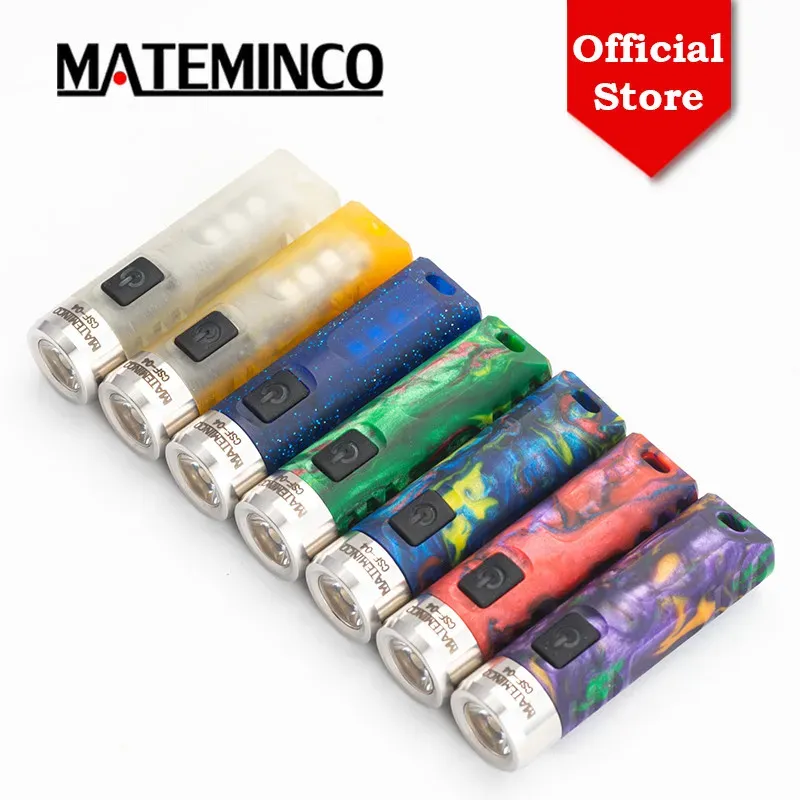 Mateminco CSF04 mini-EDC zaklamp met UV en RGB