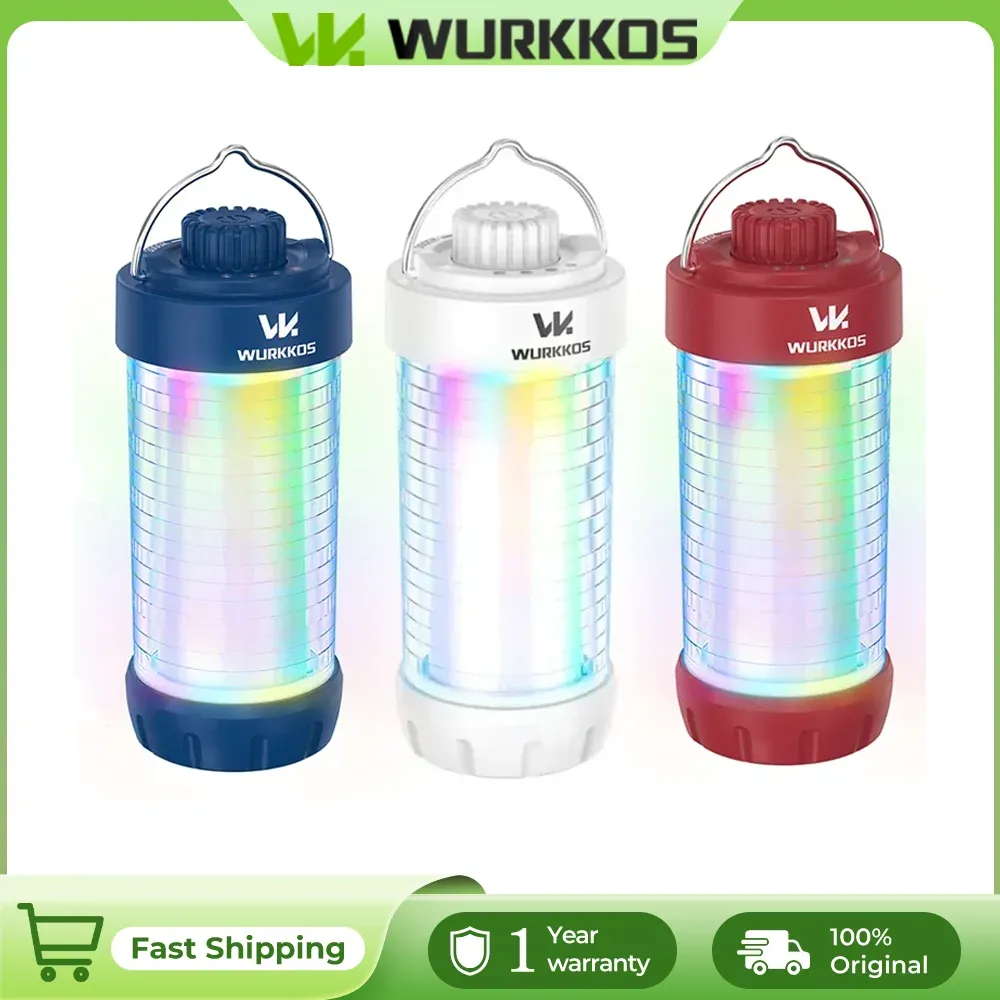 Wurkkos CL01 oplaadbare campinglamp met RGB en powerbank