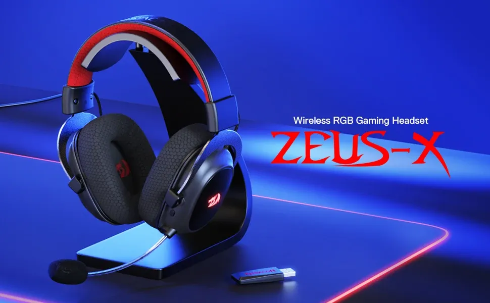 Redragon H510 PRO Zeus-X RGB draadloze gamingheadset