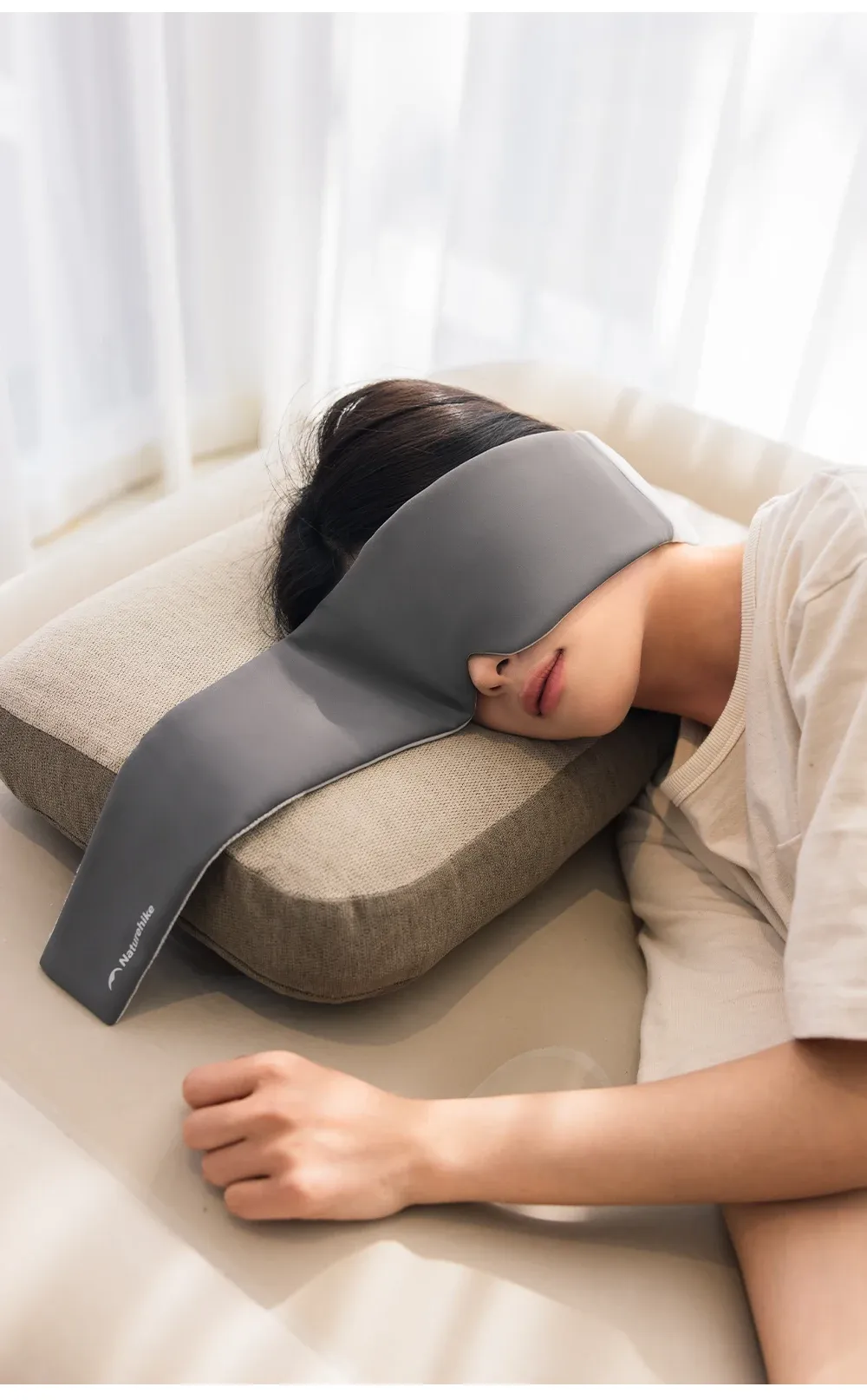 Naturehike lichtblokkerend slaapmasker met verstelbare band