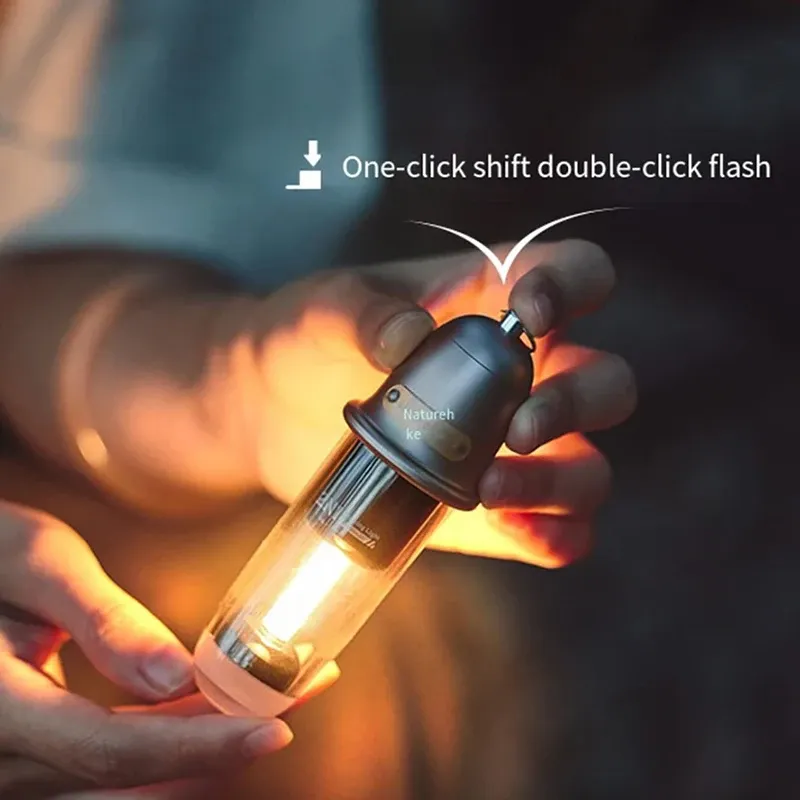 Naturehike 2-in-1 campinglamp met sfeerlicht en zaklamp