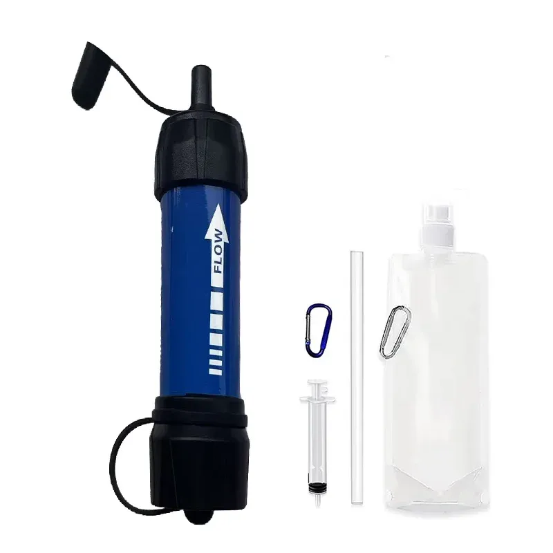 Draagbare noodwaterfilter voor outdoor