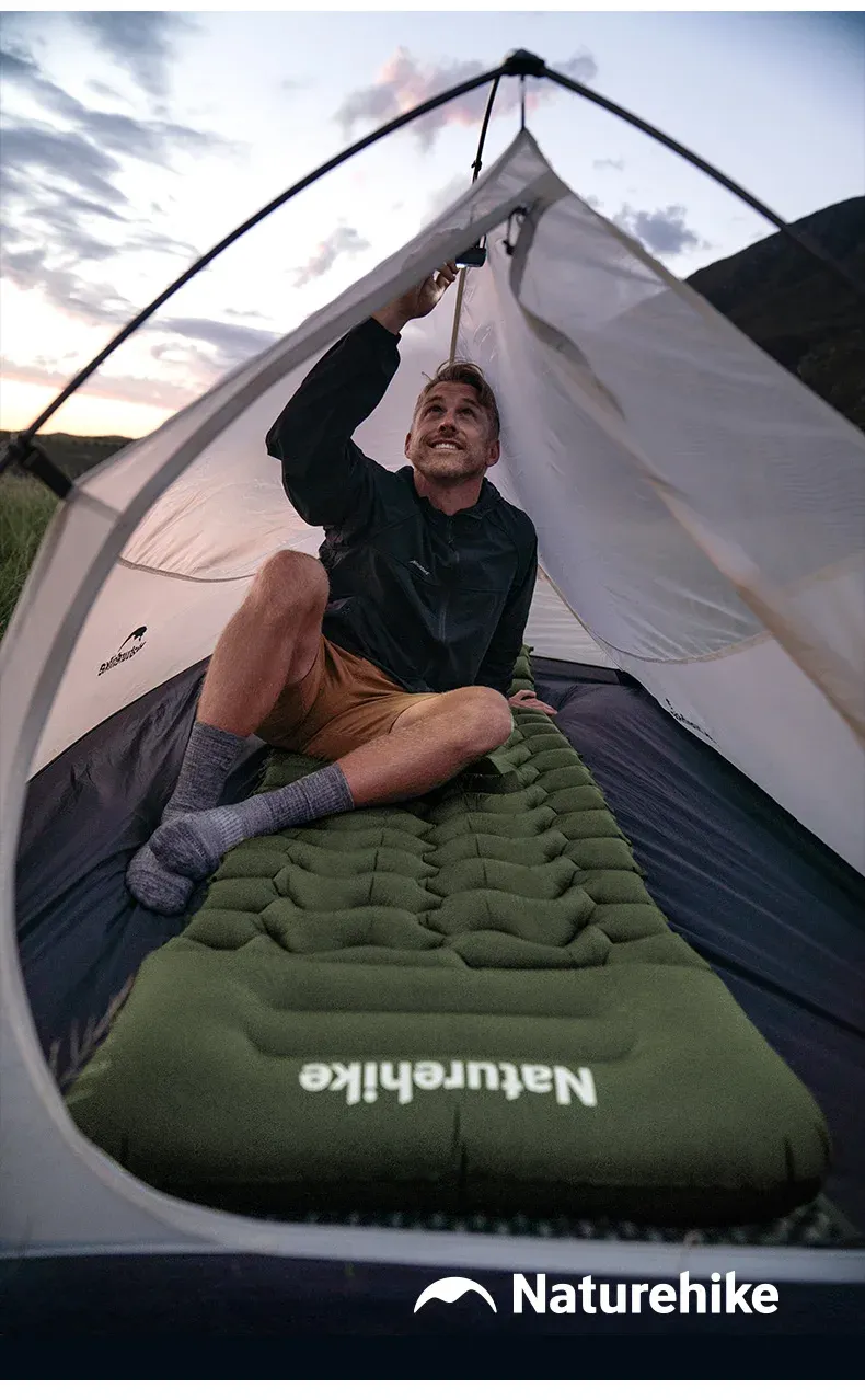 Naturehike lichtgewicht slaapmat met voetpomp en 6,5 cm comfort