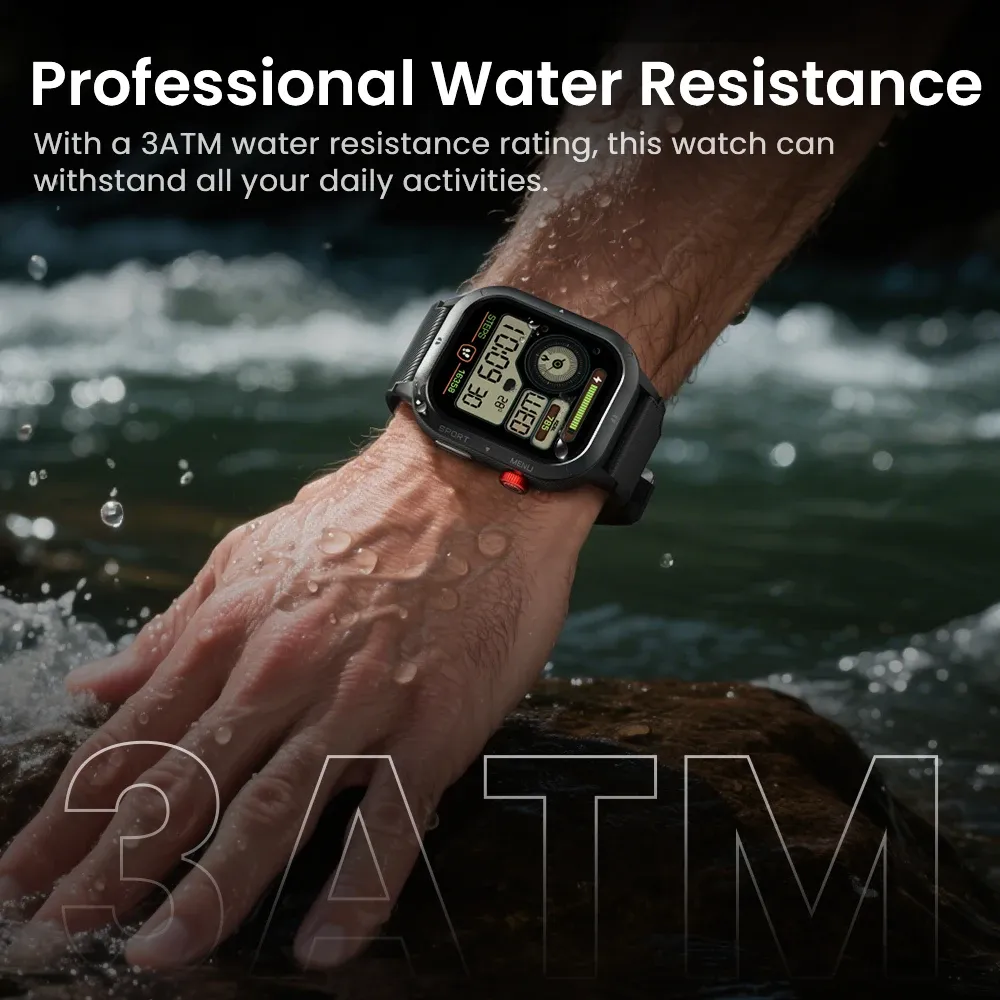 Haylou IRON NEO smartwatch met groot HD-scherm en belfunctie