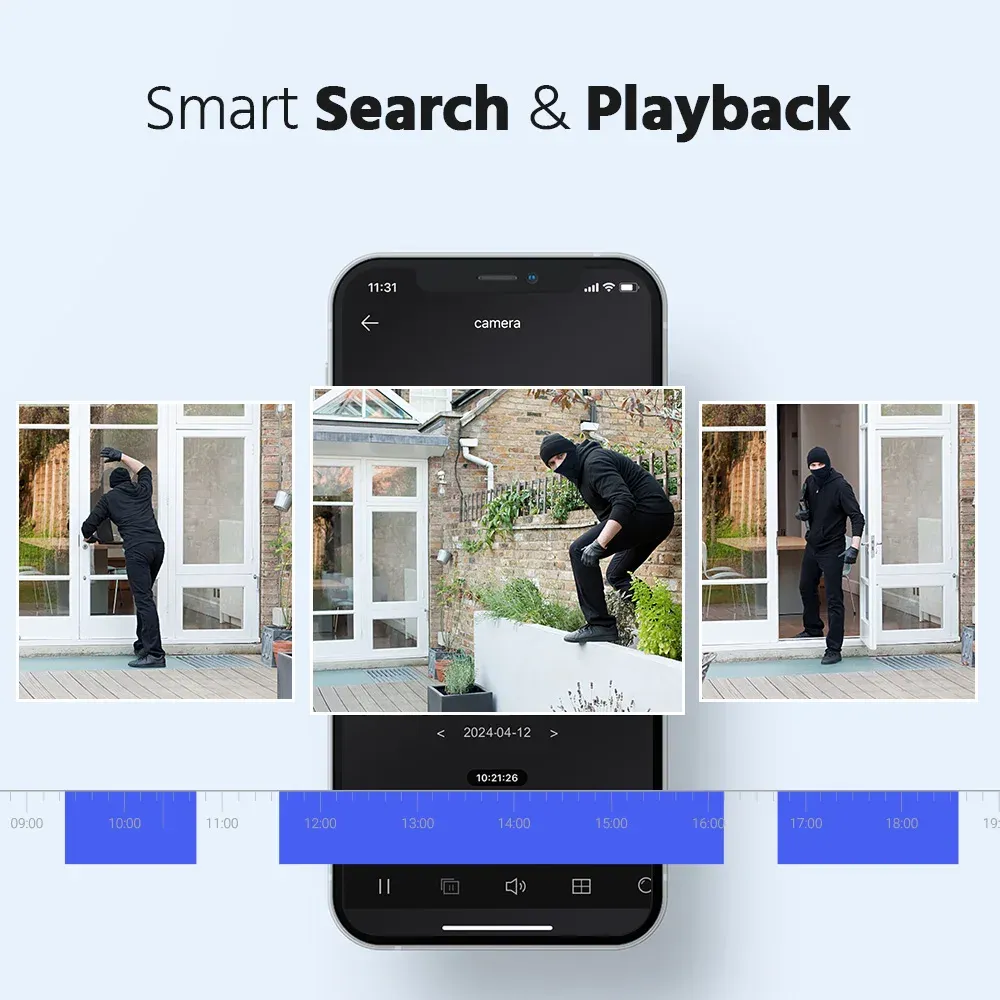 ANNKE 5MP DVR-cameraset met nachtzicht en IP67