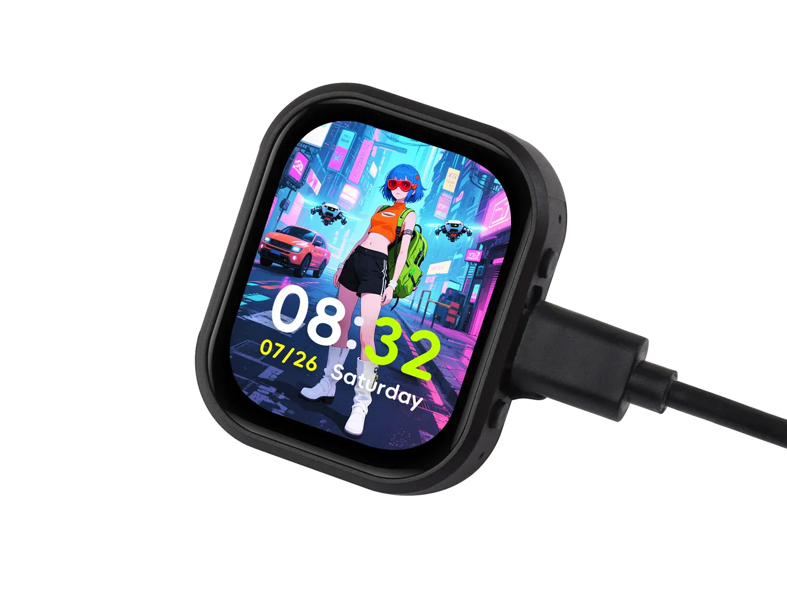 Waveshare ESP32-S3 AMOLED touch ontwikkelbord voor smartwatch-projecten