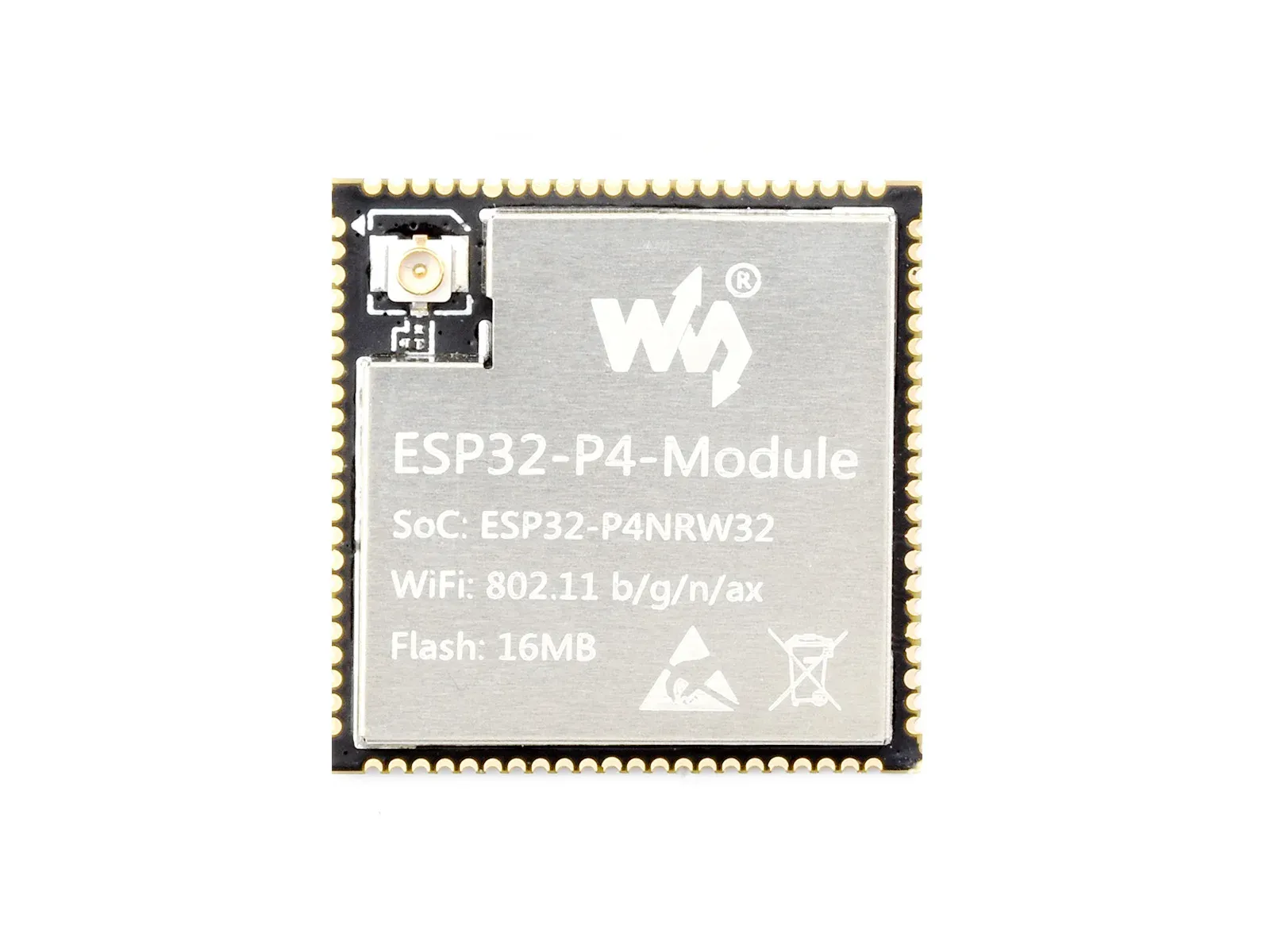 Waveshare ESP32-P4 ontwikkelbord met Wi‑Fi en Bluetooth 5.3