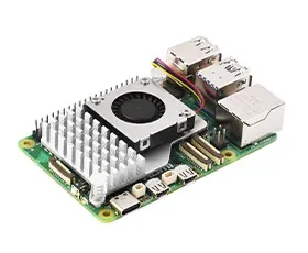 Waveshare actieve koelset voor Raspberry Pi 5 met aluminium heatsink