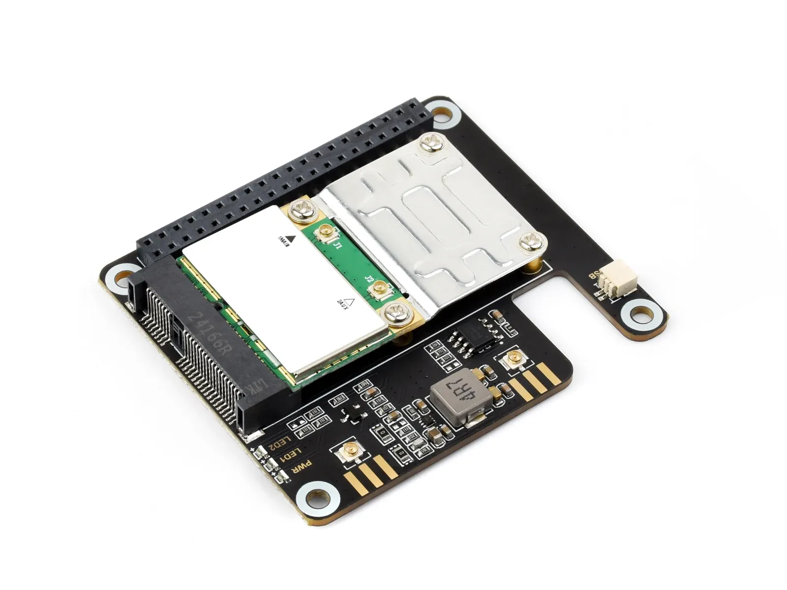 Waveshare PCIe-naar-MiniPCIe adapter voor Raspberry Pi 5