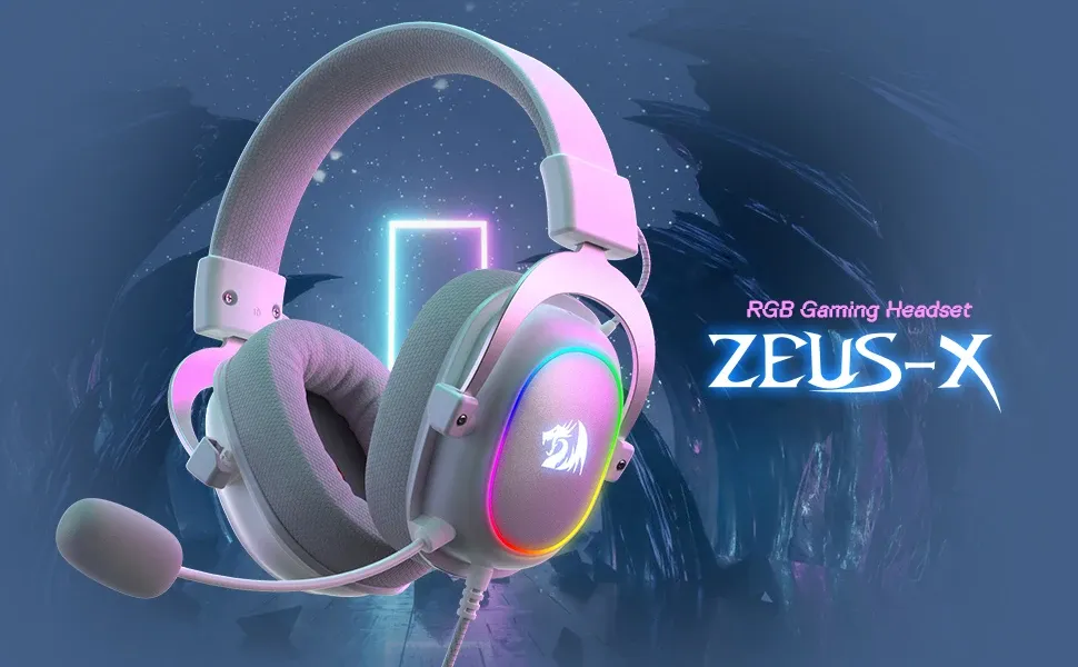 Redragon H510 Zeus-X RGB bedrade gamingheadset met 7.1 surround