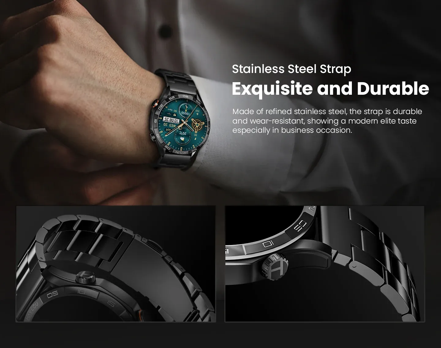 HAYLOU Solar 5 AMOLED smartwatch met bellen en NFC