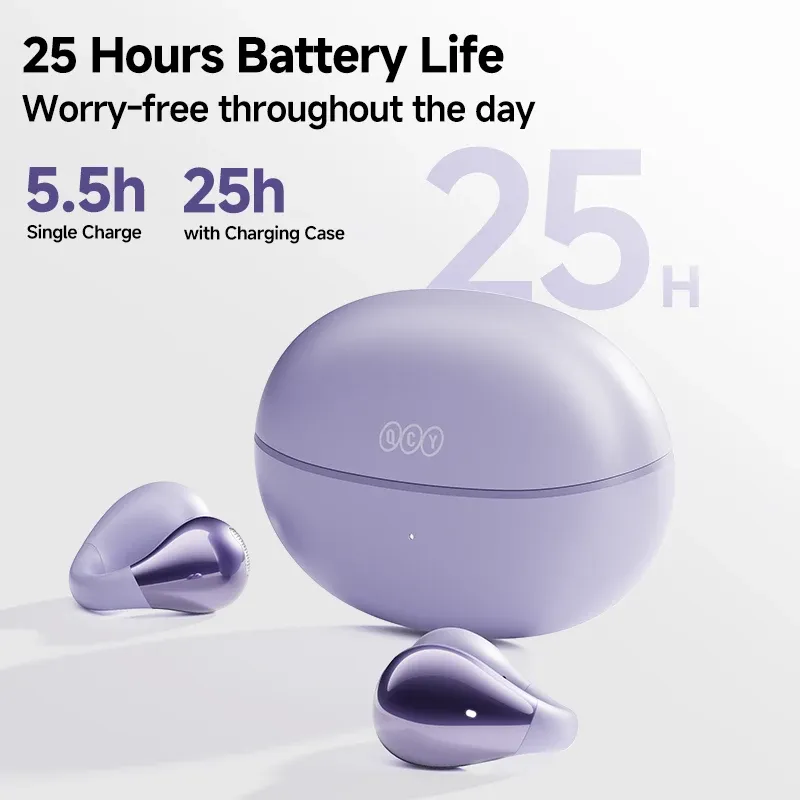 QCY Crossky C30 open-ear clip-oordopjes met Bluetooth 5.4