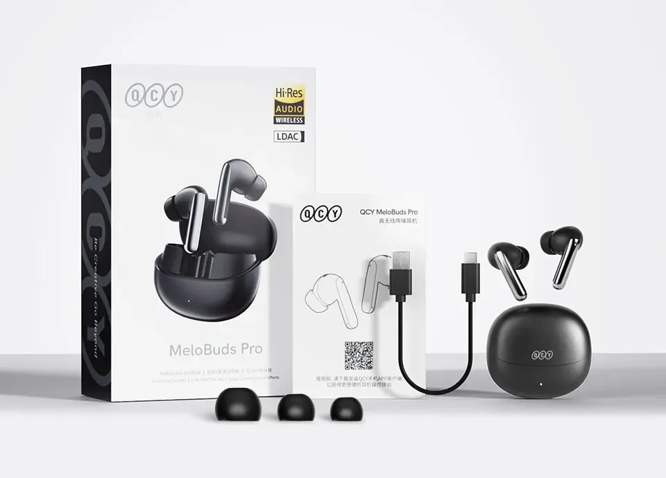 QCY MeloBuds Pro ANC-oordopjes met LDAC en multipoint