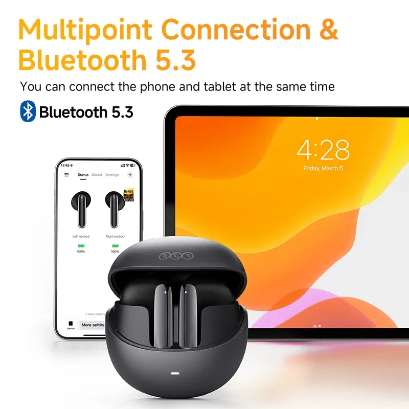 QCY HT10 AilyBuds Pro+ ANC-oordopjes met LDAC en multipoint