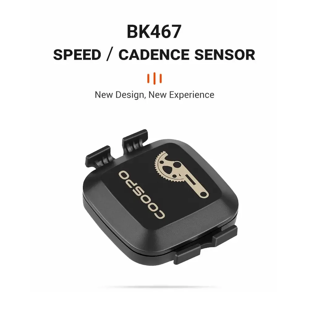 COOSPO BK467 dubbele sensor voor cadans en snelheid