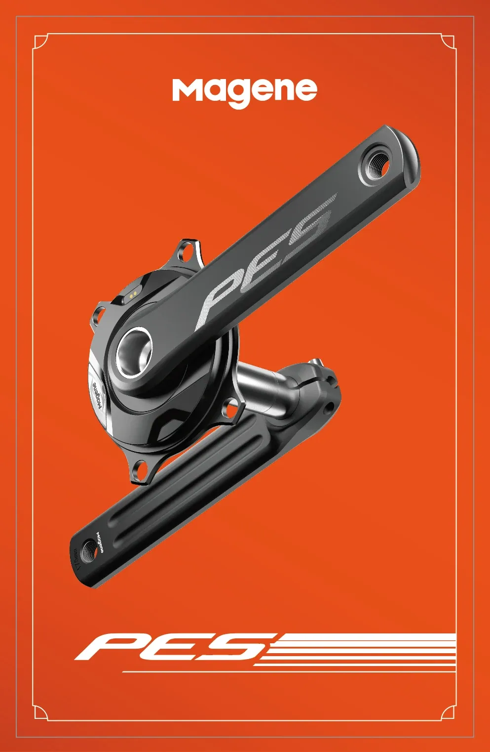 Magene PES P515 vermogensmeter-crankset voor racefiets