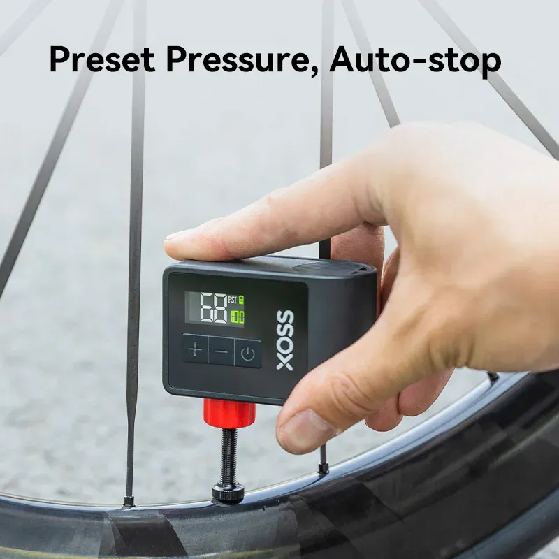 XOSS AirCube compacte fietsbandenpomp