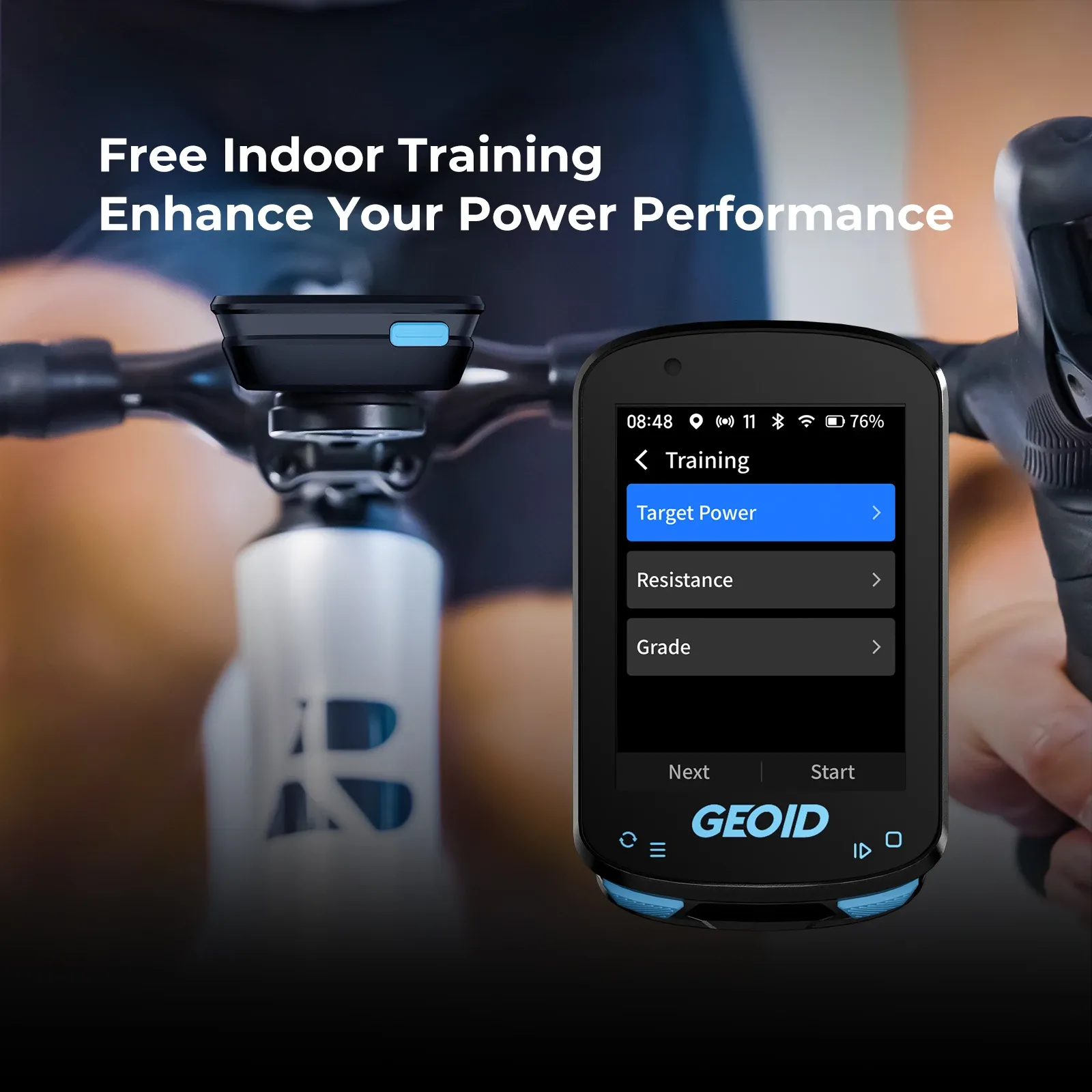 GEOID CC600 GPS-fietscomputer met kleurenscherm