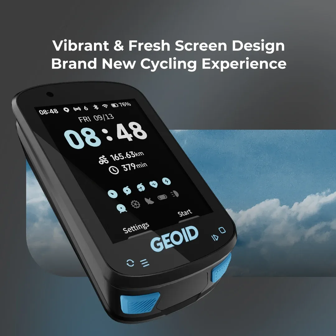 GEOID CC600 fiets-GPS met routebegeleiding en kleurenscherm