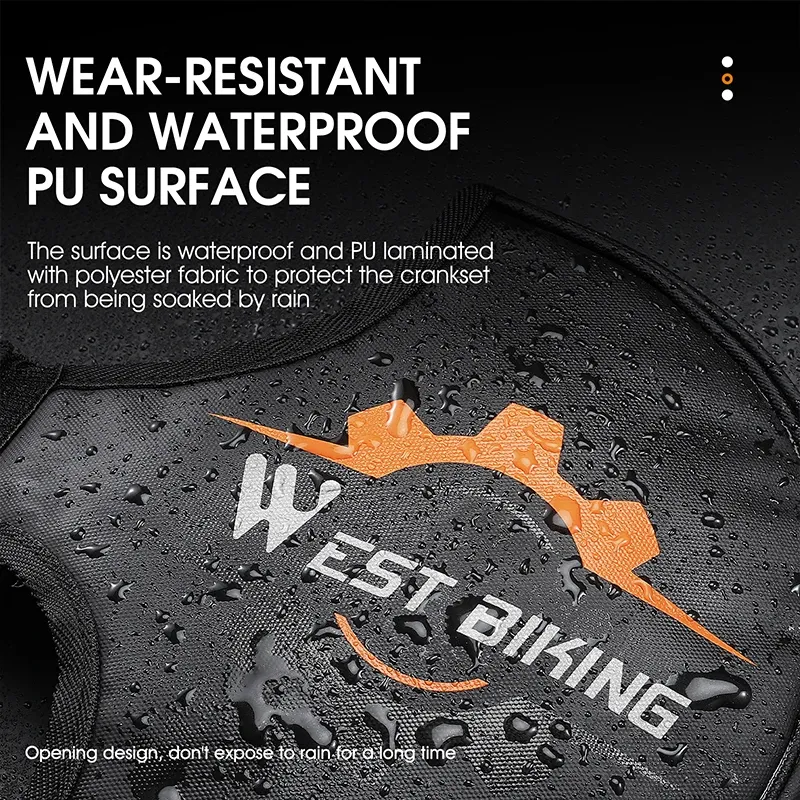 WEST BIKING crankset beschermhoes voor transport en opslag