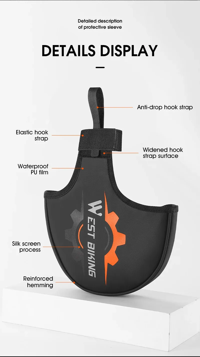 WEST BIKING crankset beschermhoes voor transport en opslag