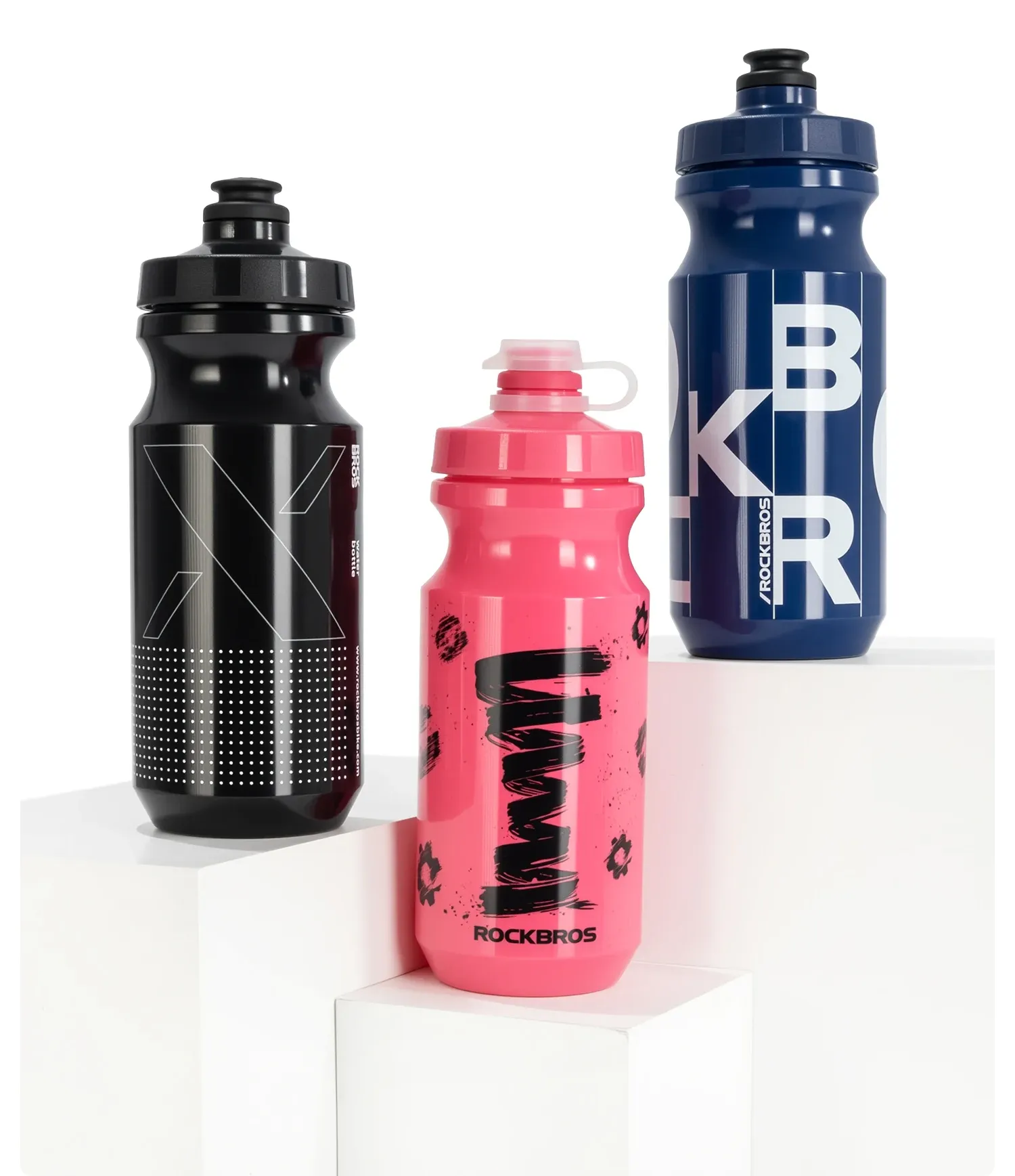 ROCKBROS 600 ml knijpfles met stofkap voor fietsen