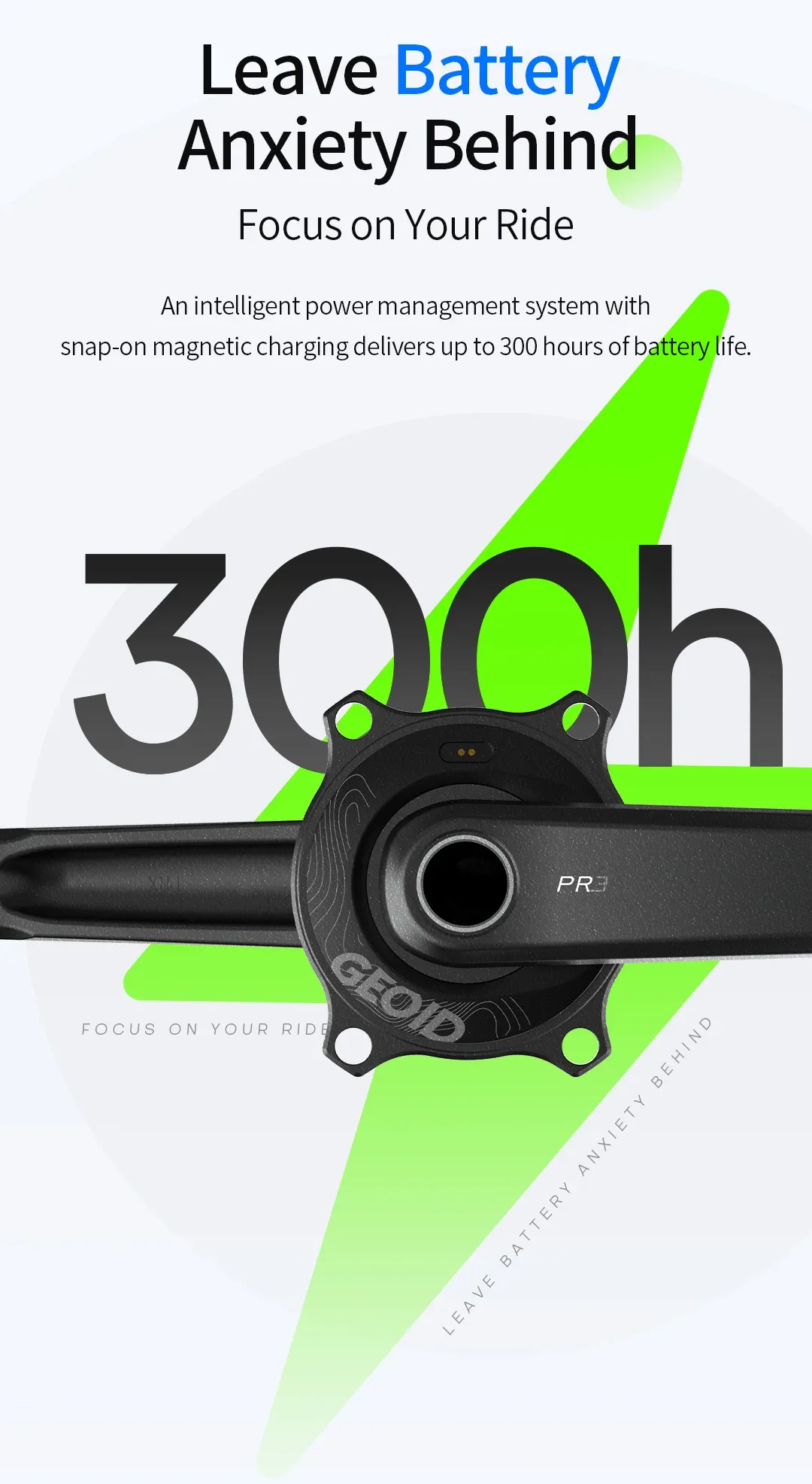 GEOID PM500 vermogensmeter crankset voor racefiets