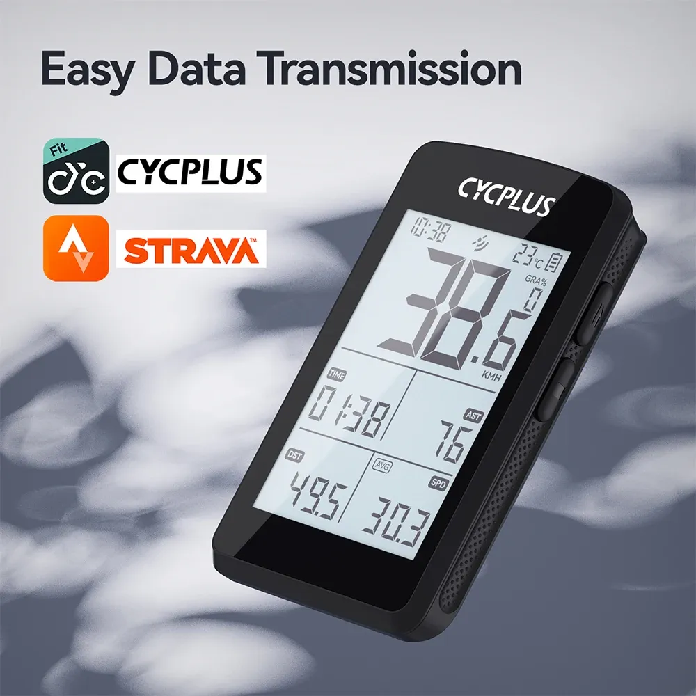 CYCPLUS M3 GPS-fietscomputer met groot display