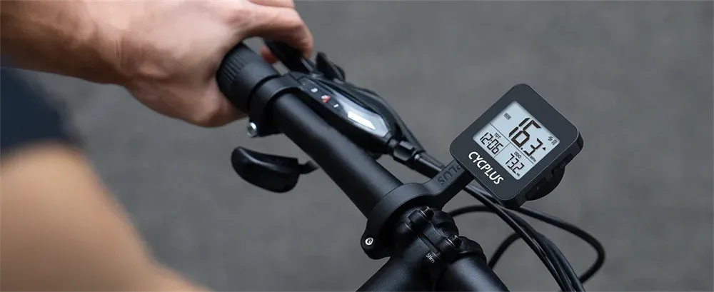 CYCPLUS G1 GPS fietscomputer met draadloze stopwatch