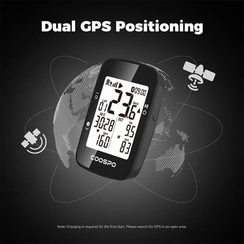 COOSPO BC26S draadloze GPS-fietscomputer met sensorondersteuning