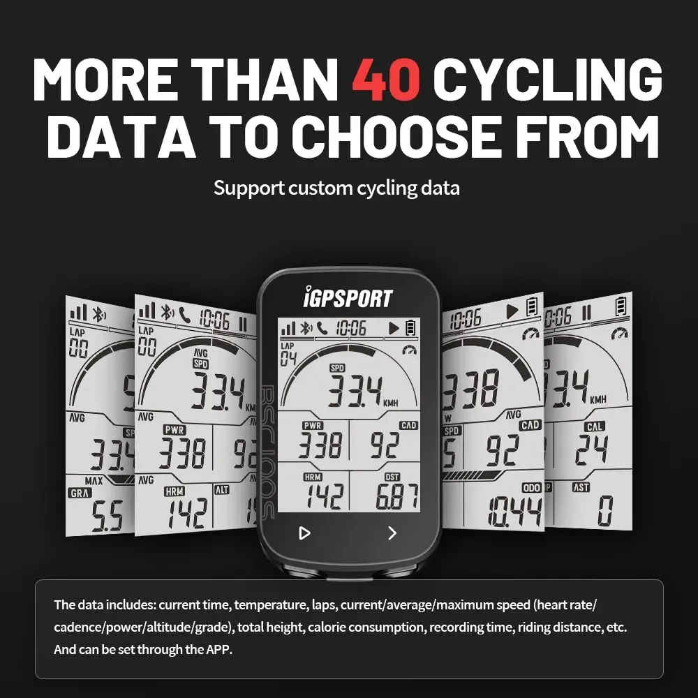 iGPSPORT BSC100S draadloze GPS-fietscomputer met Type-C
