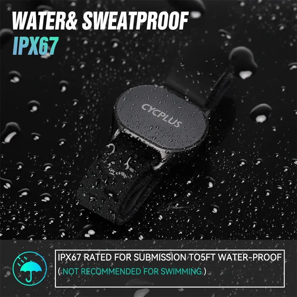CYCPLUS H1 armband-hartslagmeter met Bluetooth en ANT+