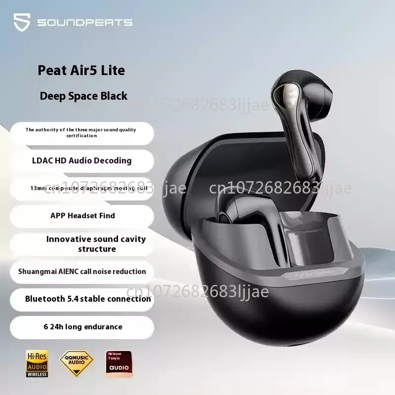 SoundPEATS Air5 Lite semi-in-ear oordopjes met Bluetooth 5.4