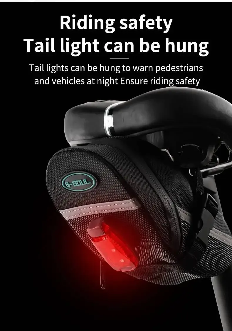 B-SOUL waterdichte zadeltas voor mountainbike en e-bike