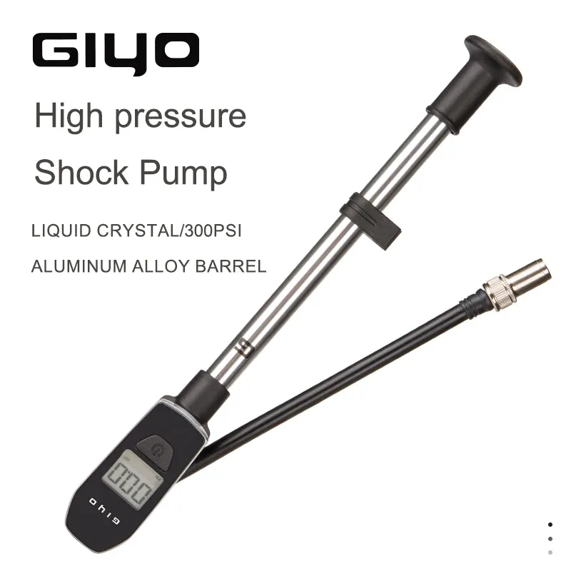 GIYO digitale schokpomp 300 PSI voor vork en demper