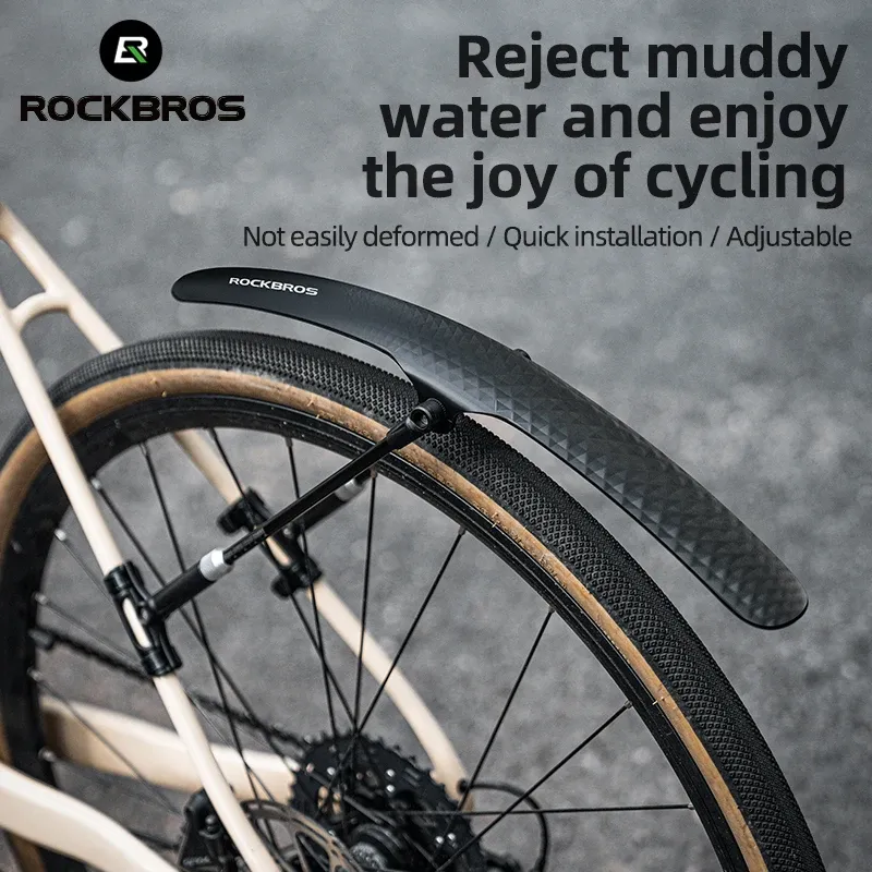 ROCKBROS verstelbaar racefiets-spatbord met aluminium steun