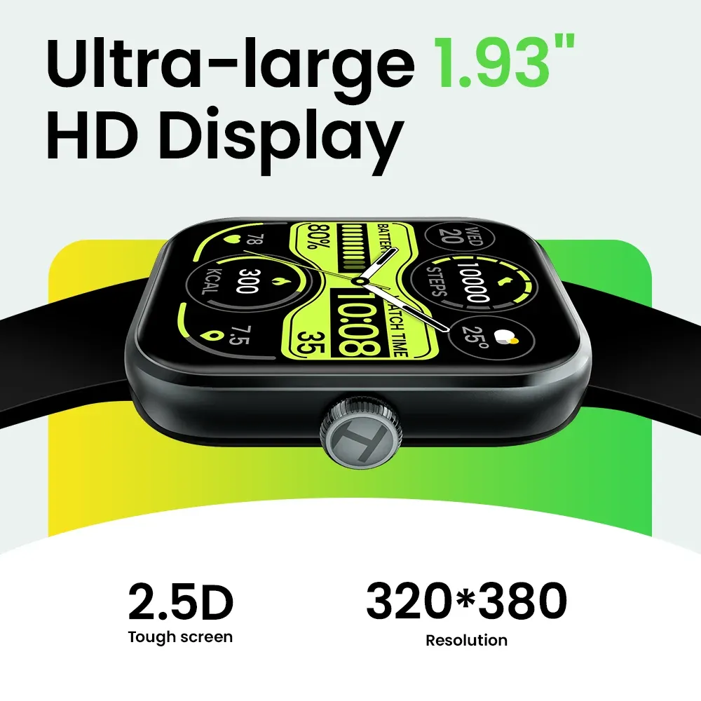 Haylou Watch 4 GPS smartwatch met groot HD-scherm en bellen