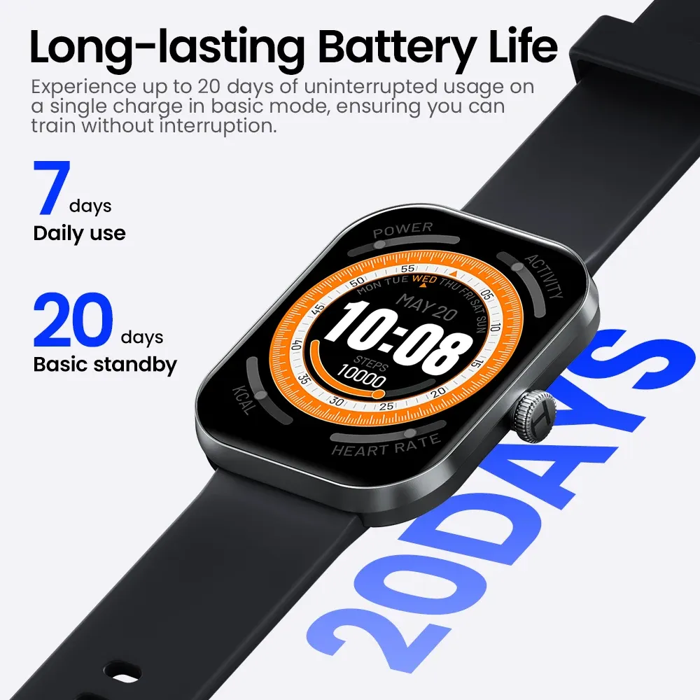 Haylou Watch S6 smartwatch met groot HD-scherm en bellen