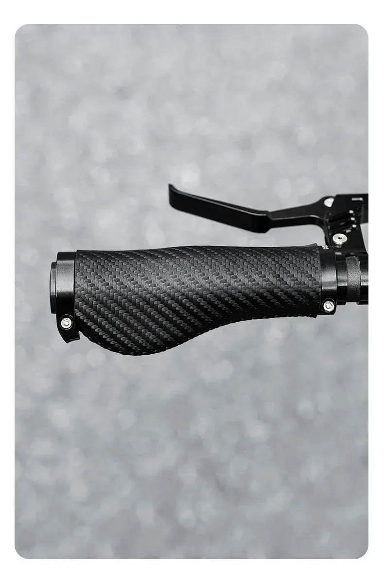 ROCKBROS leren MTB-handvatten met aluminium klem