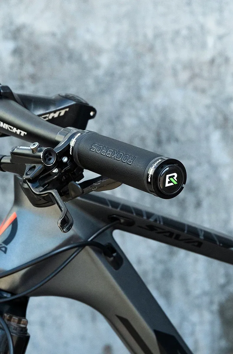 ROCKBROS microvezel stuurgrips met aluminium lockring