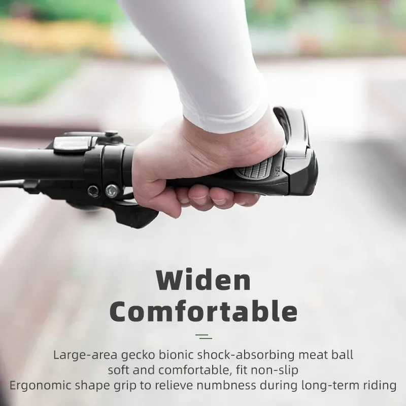 ROCKBROS lock-on MTB handvatten met verstelbare bar ends