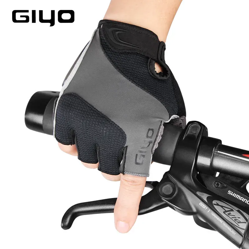 GIYO half-finger fietshandschoenen met gelpad en ademende pasvorm