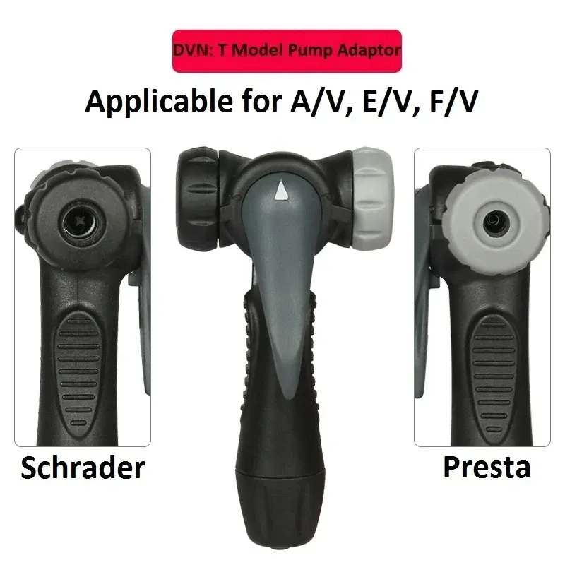 GIYO ventieladapter voor fietsventiel met Presta, Schrader en Dunlop