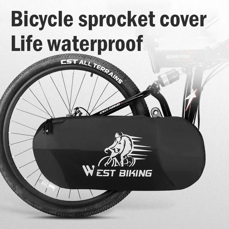 WEST BIKING kettingbeschermer voor race-, MTB- en vouwfietsen