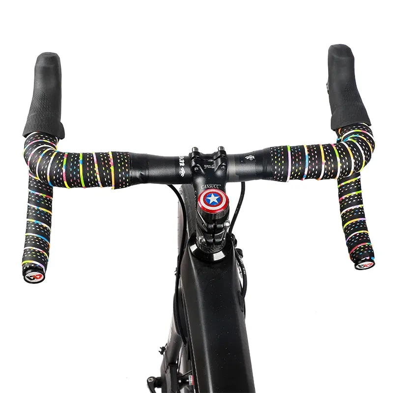 WEST BIKING geperforeerd antislip stuurlint met plugs