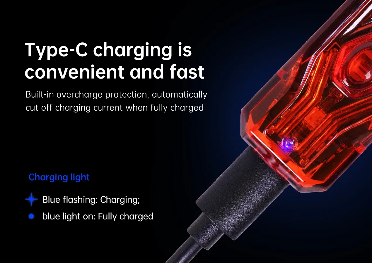 RAVEMEN TR150 slimme led-achterlamp met remdetectie
