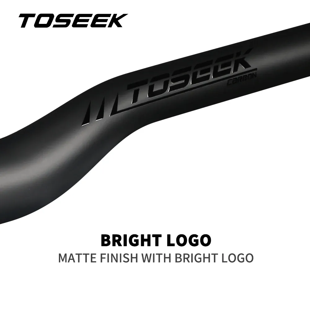 TOSEEK Q11 lichtgewicht carbon stuur voor 25,4 mm
