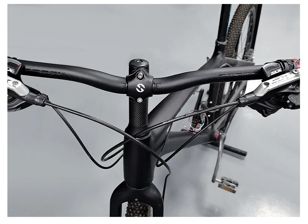 TOSEEK Q11 lichtgewicht carbon stuur voor 25,4 mm