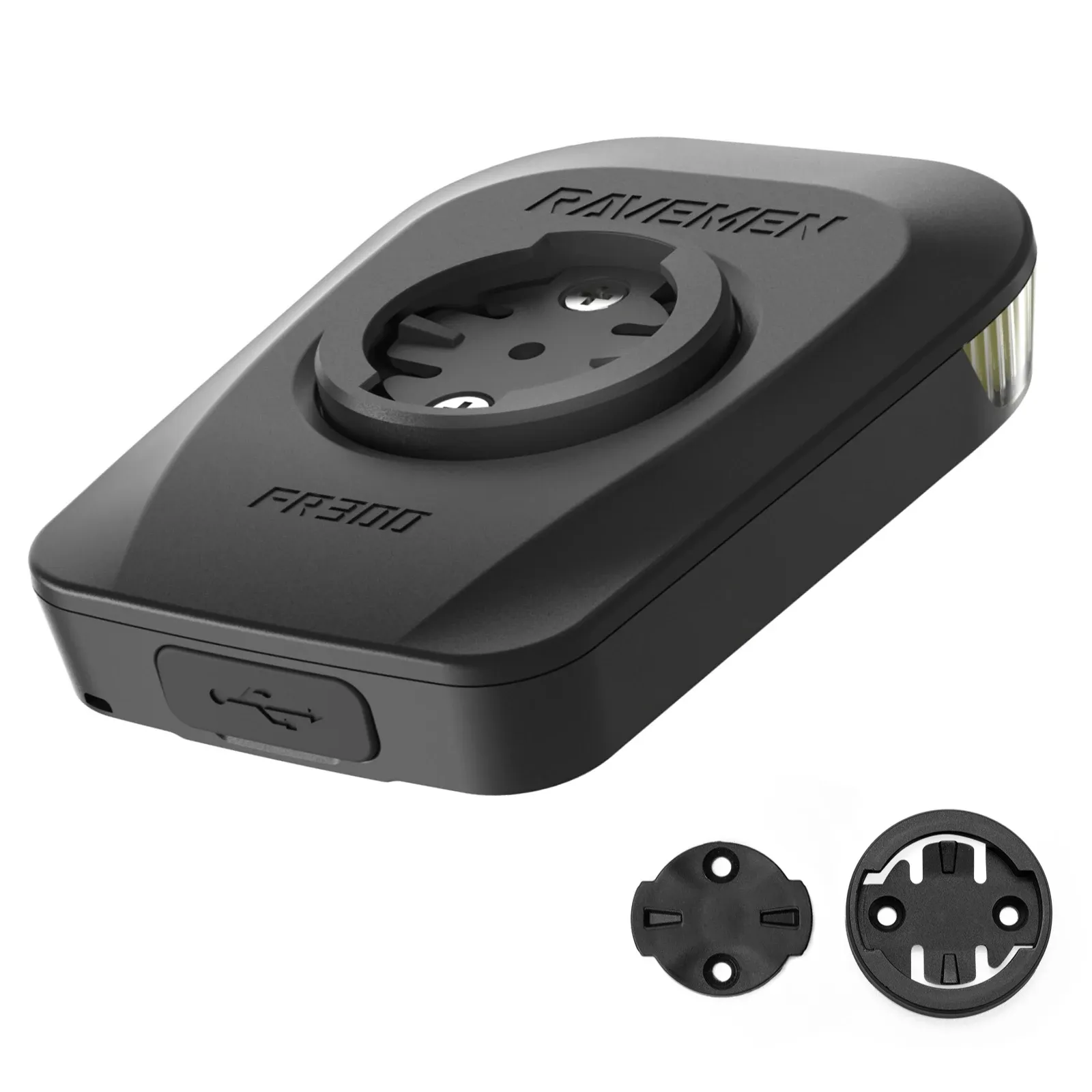 RAVEMEN FR300 dagfietslamp met Garmin-montage