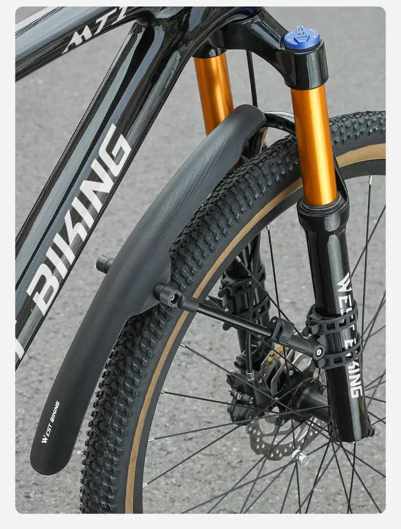 WEST BIKING verstelbare MTB-spatbordenset voor 26-29 inch